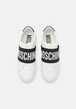 MOSCHINO Slip-Ons - Black/White -Stock X 386d84d610934daca30c372f897bdf06