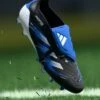ADIDAS PERFORMANCE PREDATOR ELITE FOLD-OVER TONGUE ARTIFICIAL GROUND FOOTBALL BOOTS - Firm-ground Football Boots - Core Black/footwear White/glory Blue