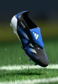 ADIDAS PERFORMANCE PREDATOR ELITE FOLD-OVER TONGUE ARTIFICIAL GROUND FOOTBALL BOOTS - Firm-ground Football Boots - Core Black/footwear White/glory Blue