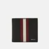 Bally BIFOLD COIN - Wallet - Black/red/bone/pall
