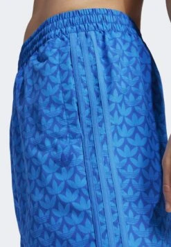 Adidas Originals Monogram- Swimming Shorts - Bright Royal Blue Bird -Stock X 3932465df9d945f8ae946d42b5eae54c