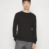 Selected Homme Slhberg Cable Crew Neck B Noos - Jumper - Black -Stock X 39389c5f4bdb4f81a2900bdd321f0a0e