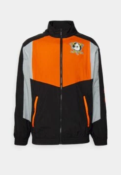 Fanatics Nhl Anaheim Ducks Seasonal Franchise Jacket - Club Wear - Black/Dark Orange/Sport Gray/Dark Orange -Stock X 39537d7dcbc24bb792912e5c416afe08