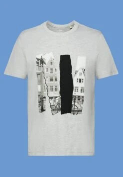 ESPRIT Print T-Shirt - Light Grey New -Stock X 39a88a5ab3db4b96ae12f762a9e8c7fc
