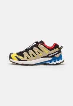 Salomon Xa Pro 3D V9 Gtx - Trail Running Shoes - Black/Buttercup/Lapis Blue