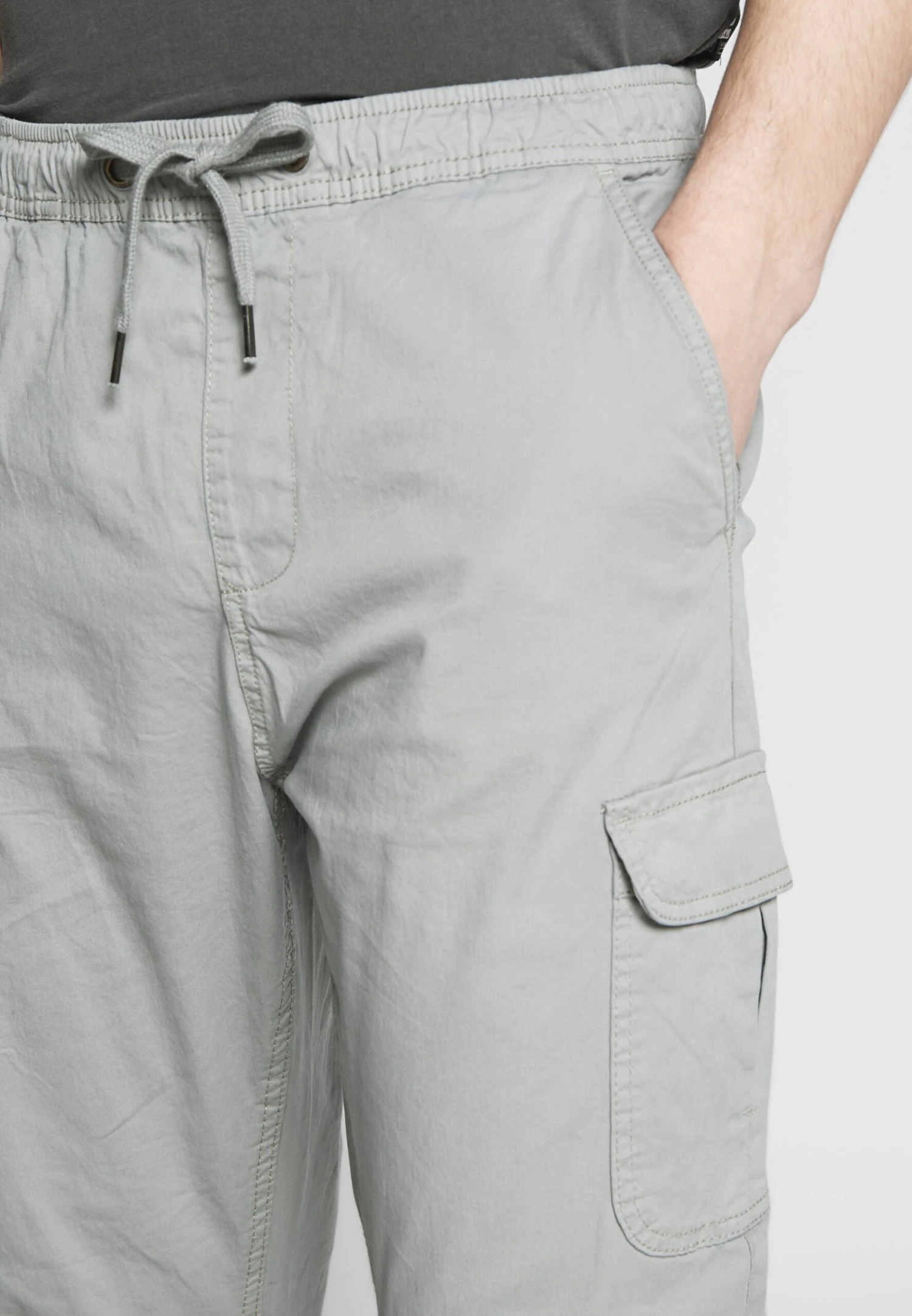 Indicode Jeans Lakeland - Cargo Trousers - Light Grey 7 Indicode Jeans Lakeland - Cargo Trousers - Light Grey - Image 5