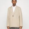 Mens Jacket - Blazer Jacket - Beige