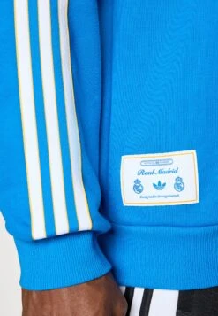 Adidas Originals REAL MADRID ICON SWEAT - Club Wear - Bluebird/white -Stock X 3c0697caceae4971957fcb509cd4d3f7