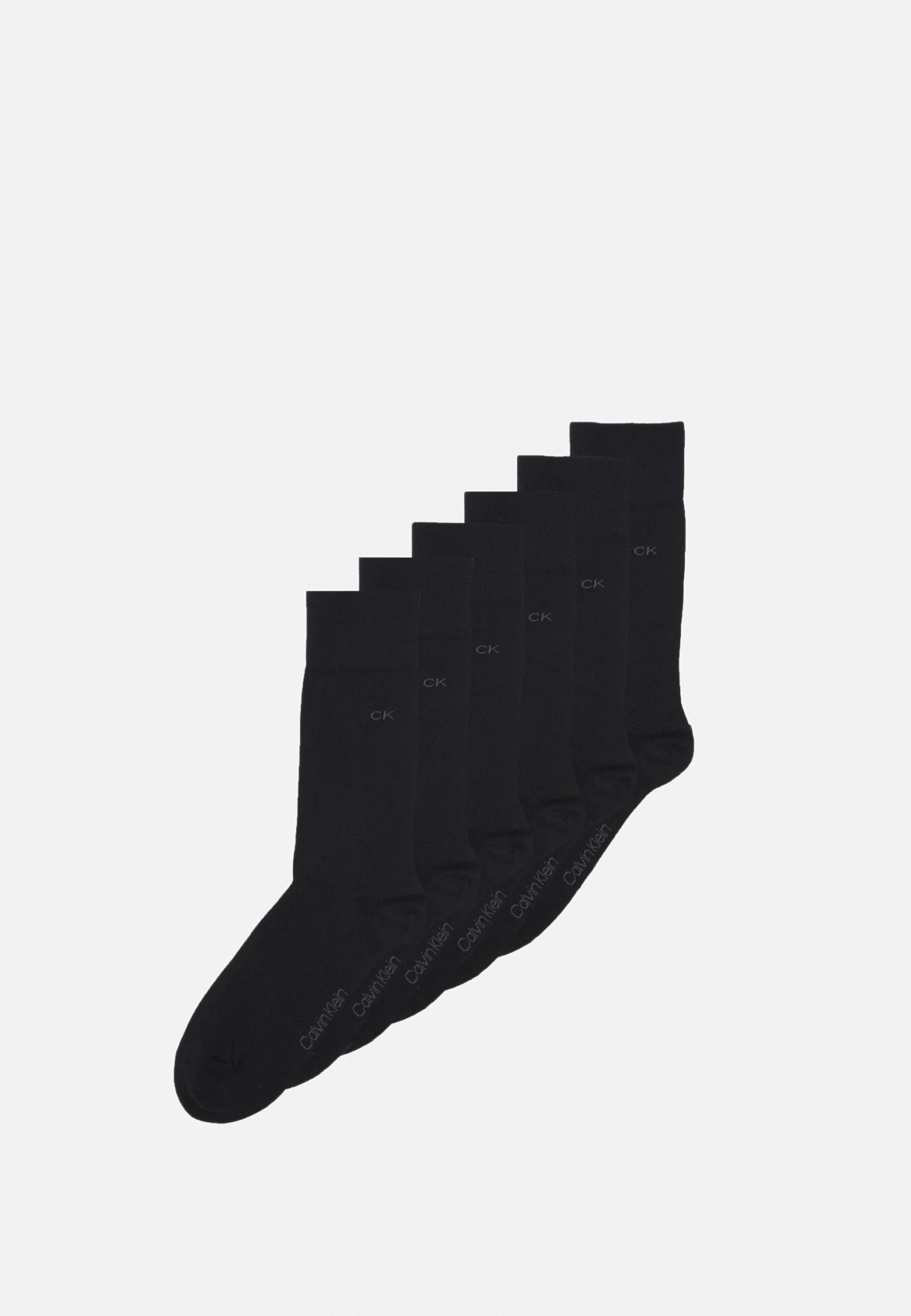 Men Casual Flat Carter 6 Pack - Socks - Black 3 Men Casual Flat Carter 6 Pack - Socks - Black