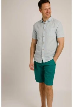 Westray Short Sleeve Rich- Shirt - Powder Blue