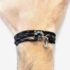 Anchor & Crew Clyde Anchor - Bracelet - Black