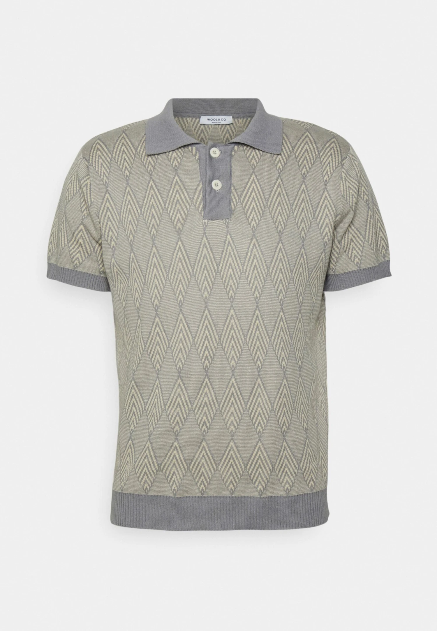 Sweater- Polo Shirt - Grey 7 Sweater- Polo Shirt - Grey - Image 5