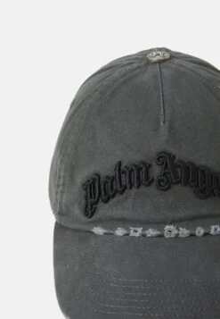 Palm Angels CURVED LOGO DISTRESSED - Cap - Anthracite -Stock X 3e04066e6f8c4fc3a2e3ec9e21e350ba