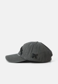 Palm Angels CURVED LOGO DISTRESSED - Cap - Anthracite -Stock X 3e26a27f83d84c6b8abad16b6f6aa5f9