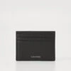 Calvin Klein FOIL EMBOSS CARD CASE - Wallet - Black