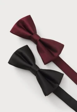 Pier One 2 PACK - Tie - Black/wine -Stock X 3ef9e7f5393c4670ac591bd69a60c422