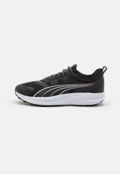 Puma Redeem Pro Trail - Neutral Running Shoes - Black/Yellow Blaze