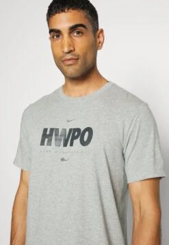 Nike Performance Nike Hwpo Tee- Sports T-Shirt - Dark Grey Heather -Stock X 3f0da300b61b4d5084cbe4c2526fedd2