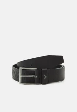 Emporio Armani CINTURA TAGLIE ARDIGLIONE TOUNGUE BELT - Belt - Nero
