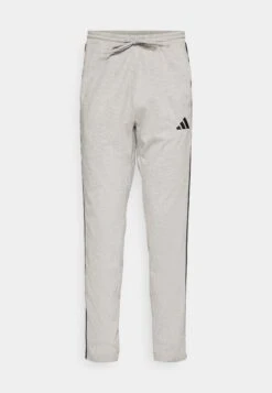 Adidas Sportswear ESSENTIAL THREE STRIPES SINGLE - Tracksuit Bottoms - Medium Grey Heather/black 13 Adidas Sportswear ESSENTIAL THREE STRIPES SINGLE - Tracksuit Bottoms - Medium Grey Heather/black -Stock X 3f7f02984c1c412ab080c7e75572678d