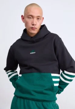 Adidas Originals ARCHIVE HOODIE - Sweatshirt - Black/collegiate Green -Stock X 3f9f2819c59d42c4bda92a68eff3d58f