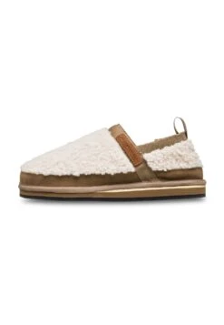 Quiksilver AFTER SESSION - Slippers - Off White Brown