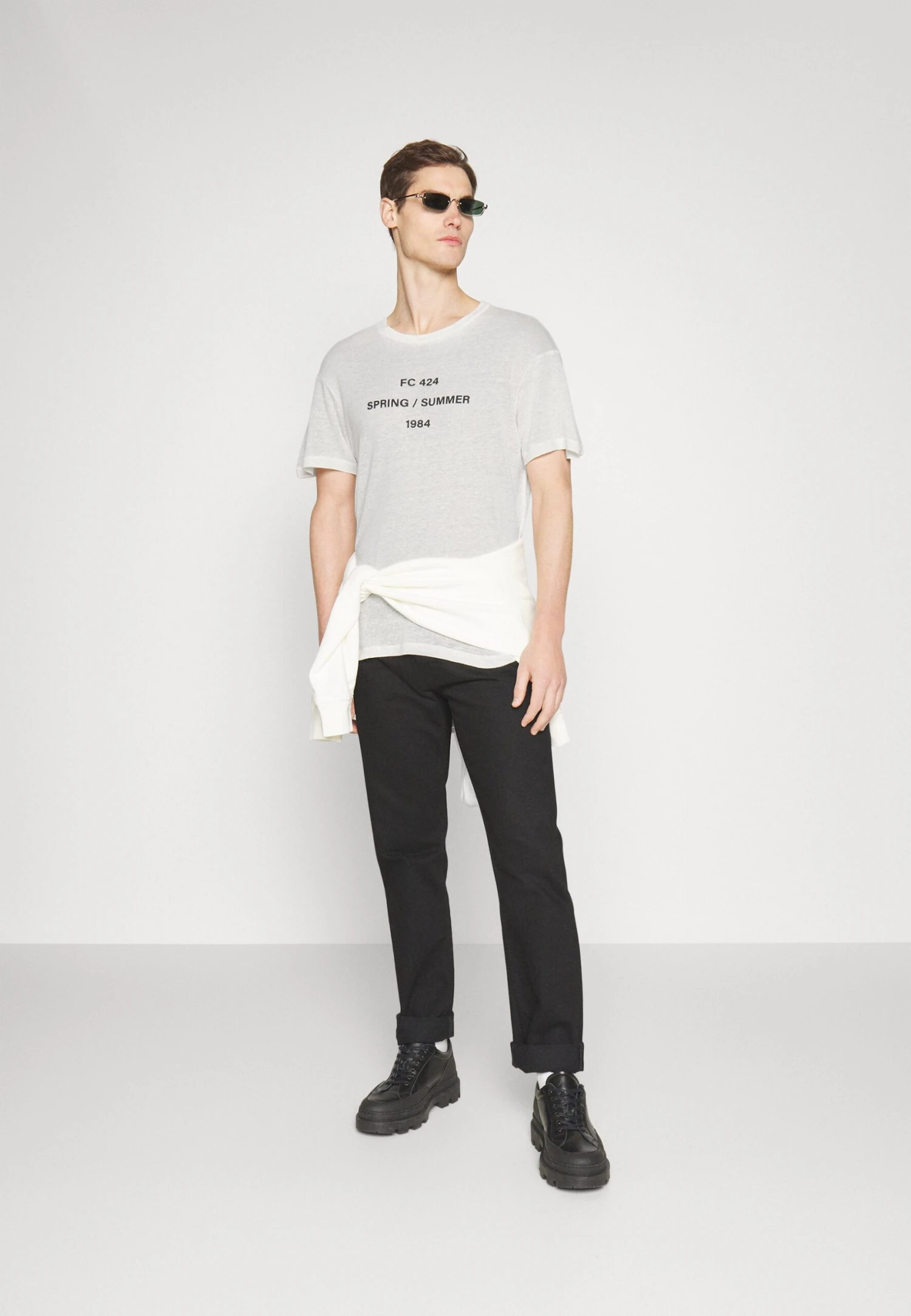 424 Unisex - Print T-Shirt - White 4 424 Unisex - Print T-Shirt - White - Image 2