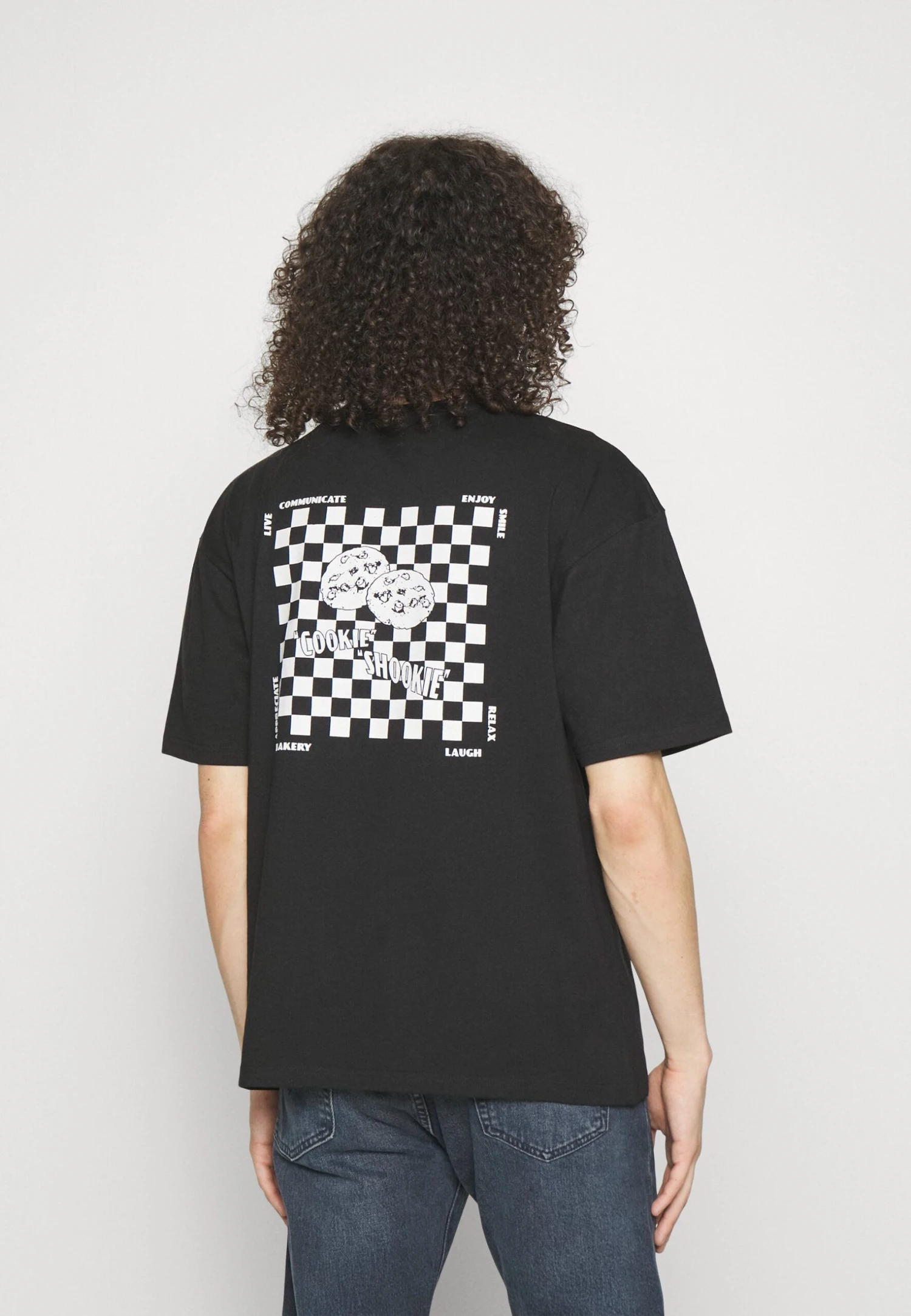 Denim Project Cookie Shookie- Print T-Shirt - Black 3 Denim Project Cookie Shookie- Print T-Shirt - Black