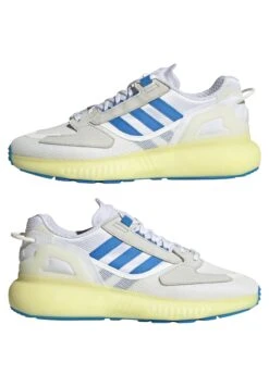 Adidas Originals Zx 5K Boost Unisex - Trainers - Ftwr White Blue Rush Off White -Stock X 406bfc18fe4f4efd9baf29dd4070bb24