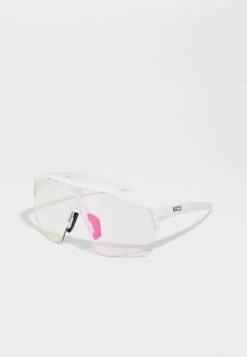 KOO ALIBI UNISEX - Sports Glasses - White Matt/fuchsia
