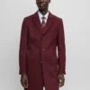 Boss H-Hyde-234 - Classic Coat - Dark Red Four -Stock X 414d2f6492d34f4d9924574bacfd3006