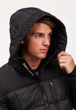 Grayson Longline Puffer Jacket - Winter Coat - Jet Black -Stock X 41fd6220cb3147f182cfb6ca2da8effb