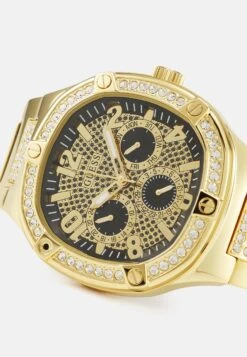 Guess Duke - Chronograph Watch - Gold Tone/Black Glitz -Stock X 4228dda1087441e495be8b0fa1c8f148