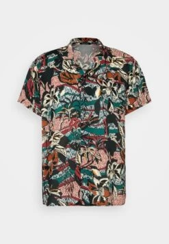 Kaotiko Shirt Amazonas Unisex - Button-Down Blouse - Red -Stock X 43636acefe5e4c6a92658fd40ff48602