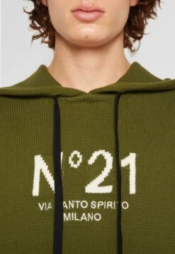 N°21 Giubbotto Maglia - Jumper - Oliva -Stock X 44c7ed6c31174690bf4818d5db0f3426