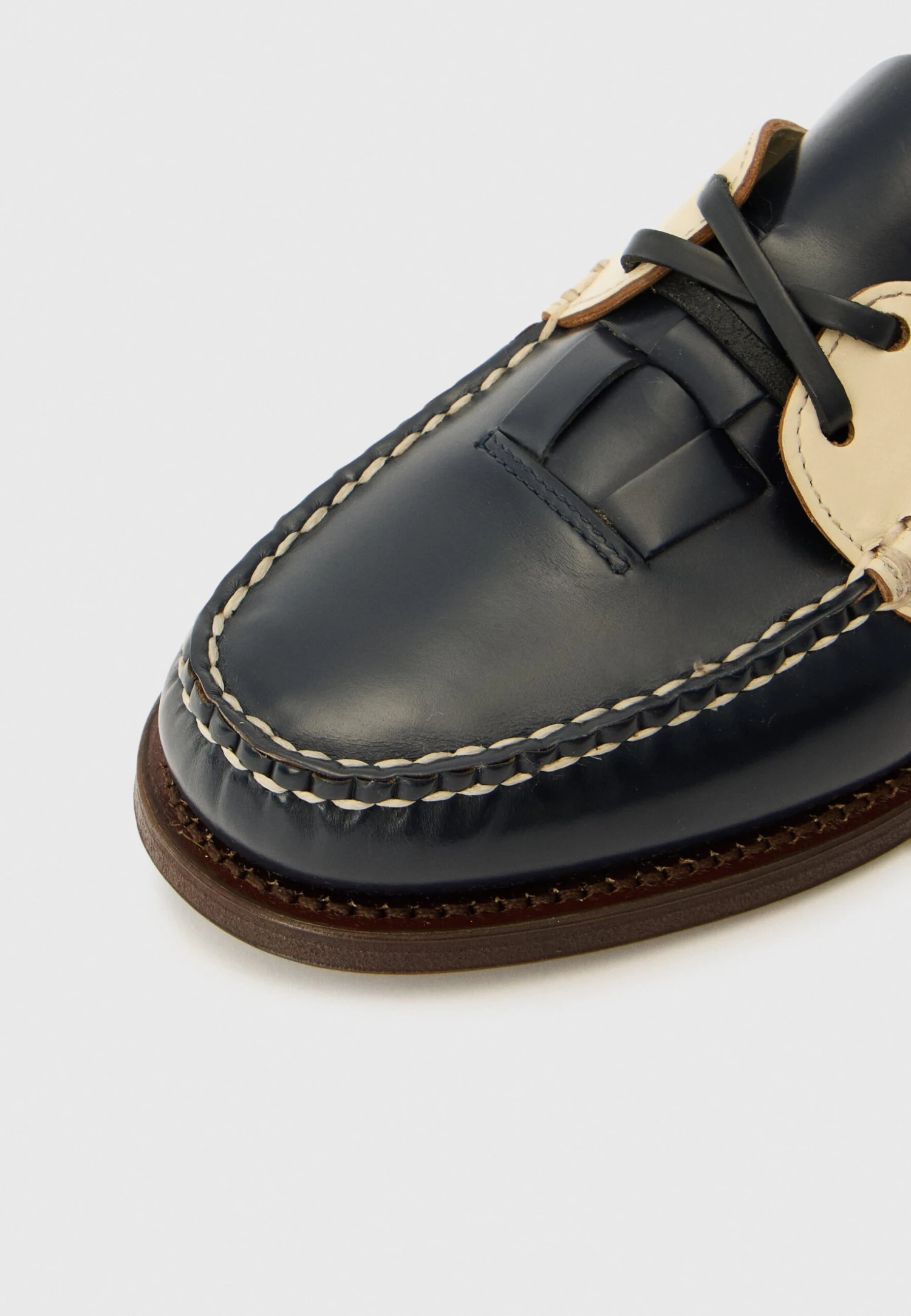 SALER - Boat Shoes - Dark Navy/custard 8 SALER - Boat Shoes - Dark Navy/custard - Image 6