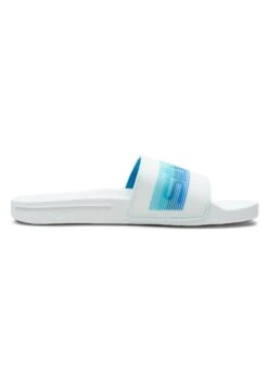 Quiksilver Rivi Wordmark- Pool Slides - White Blue Blue -Stock X 45d14850cd024530a106a913d01b1f2e