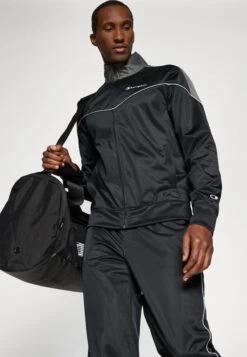 Champion TRACKSUIT LARGE LOGO SET - Tracksuit - Black -Stock X 45dc9b7c92a54758a0fdec4353772e0f