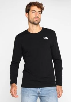 The North Face Simple Dome Tee - Long Sleeved Top - Black