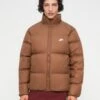 Nike Sportswear CLUB PUFFER JACKET - Down Jacket - Mosswood Brown/white -Stock X 47438be2767f4d23bc7e79c7264c4db8