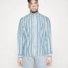 Lindbergh Bold Striped - Shirt - Blue -Stock X 47903942cb804dfca632edb481b8165d