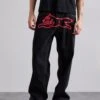 RUNNING DOG DOUBLE SCOOP PANT - Relaxed Fit Jeans - Black -Stock X 48a1dfa625b34b8eae3b683d32b99474