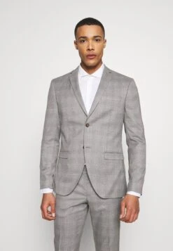 Check 3 Pieces Suit - Suit - Grey -Stock X 4a15b14d25574189b3d69132fb0568c0