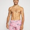 URBAN CLASSICS Pattern - Swimming Shorts - Pink -Stock X 4a6d68ece8534bea9f1cfc9727d7afc2