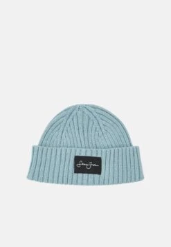 Sean John Script Logo Short Beanie Unisex - Beanie - Light Blue