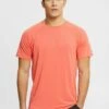 Basic T-Shirt - Coral -Stock X 4c5127cd0cc84b65a9e15332c226a867