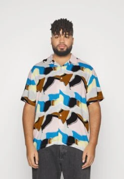 BRAVE SOUL Shirt - Optic White/Multi Colour