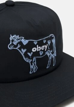 Obey Clothing Love Cow Panel Snapback Unisex - Cap - Black -Stock X 4d83526fadef4b36bc4d9e48562b0d30