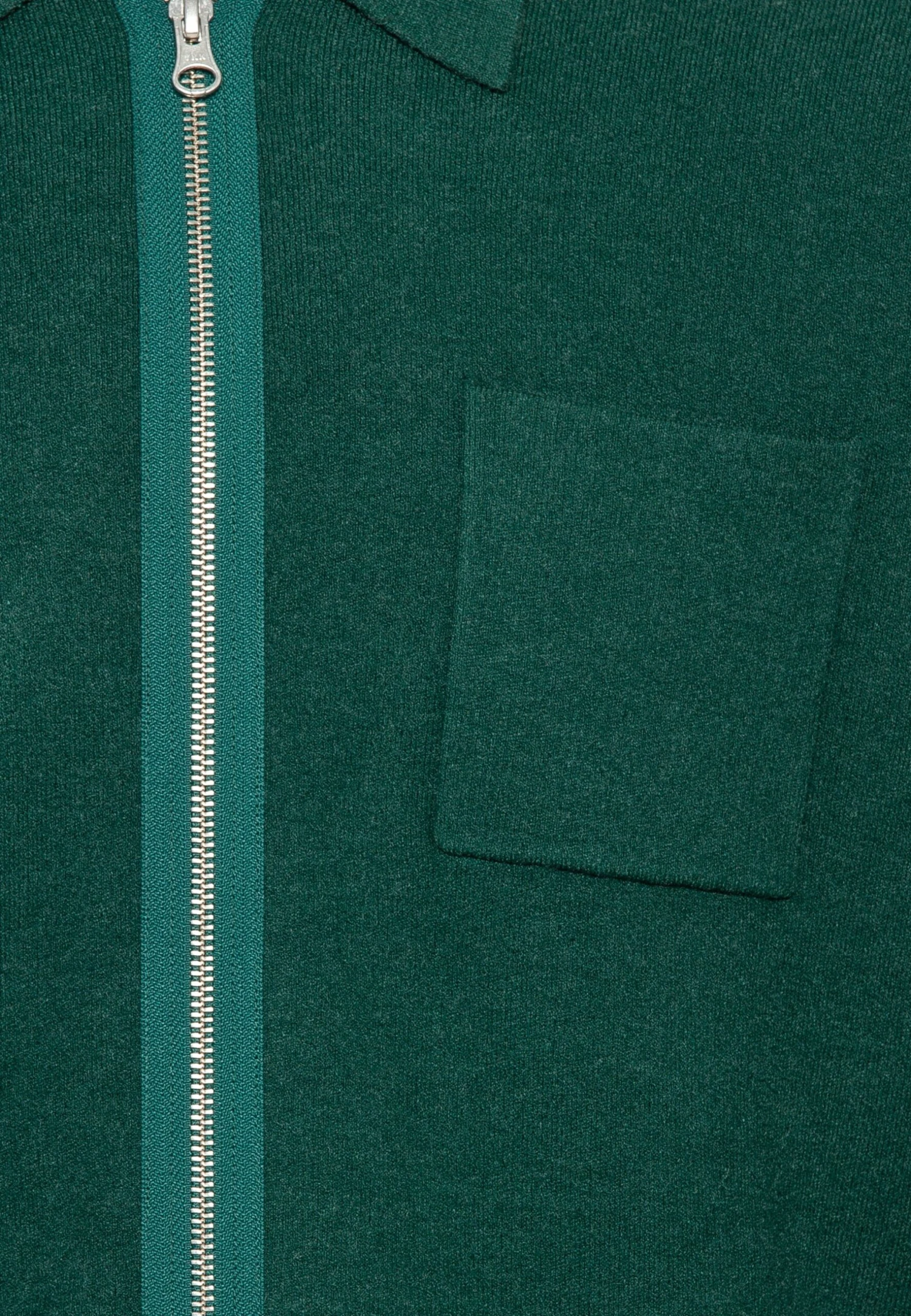 SAMSØE SAMSØE Guna Zip- Cardigan - Rain Forest 5 SAMSØE SAMSØE Guna Zip- Cardigan - Rain Forest - Image 3