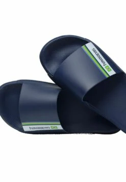 Havaianas Slide Brasil - Pool Slides - Midnight Blue -Stock X 4e882e930f6742e09f70ef23a1fa50cb